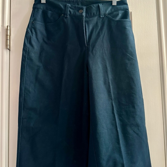Lululemon City Sleek 5 Pocket Wide-Leg High Rise Pant Light Utilitech Navy Sz 28 - Picture 10 of 10